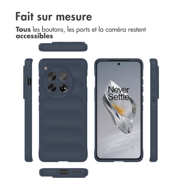 imoshion Coque arrière EasyGrip OnePlus 12 - Bleu foncé