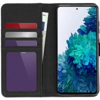 imoshion Étui de télephone portefeuille de luxe Samsung Galaxy S20 FE - Bleu foncé