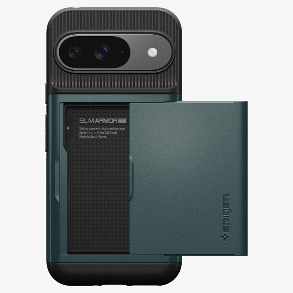 Spigen Coque Slim Armor CS Google Pixel 9 / 9 Pro - Abyss Green