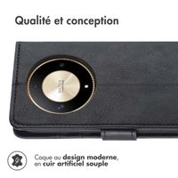 imoshion Étui de télephone portefeuille Honor Magic 6 Lite - Noir