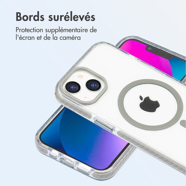 imoshion Coque Combat MagSafe Apple iPhone 14 / 13 - Gris