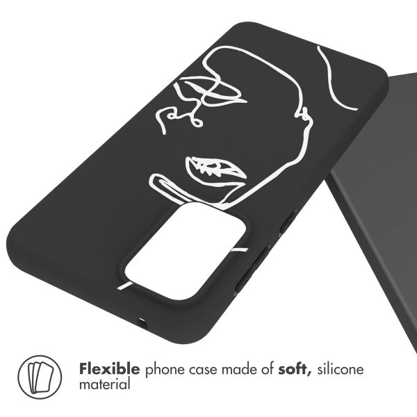 imoshion  Coque Design Samsung Galaxy A33 - Line Art Woman Black 