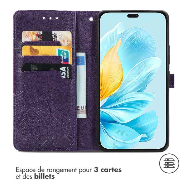 imoshion Etui de télephone Mandala Honor 200 Lite - Violet