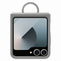 Samsung Original Coque en silicone Ring Samsung Galaxy Z Flip 6 / Flip 7 FE - Gray