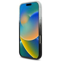 Guess Coque MagSafe IML Glitter Gradient Apple iPhone 16 Pro - Noir