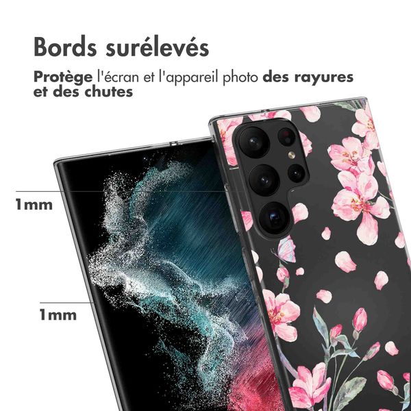imoshion Coque Design Samsung Galaxy S23 Ultra - Blossom Watercolor