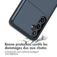 imoshion Coque arrière avec porte-cartes Samsung Galaxy A55 - Bleu foncé