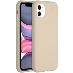 Accezz Coque Liquid Silicone Apple iPhone 11 - Stone