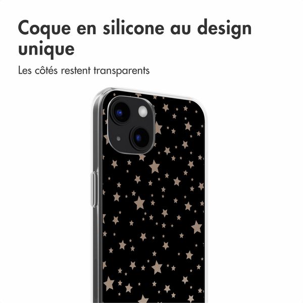 imoshion Coque Design iPhone 13 - Stars Beige Reverse