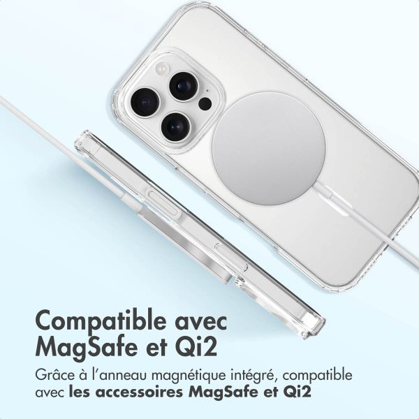 Accezz Coque arrière Xtreme Impact avec MagSafe Apple iPhone 16 Pro - Transparent