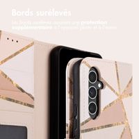 imoshion Étui de télephone portefeuille Design Samsung Galaxy A54 (5G) - Beige Graphic