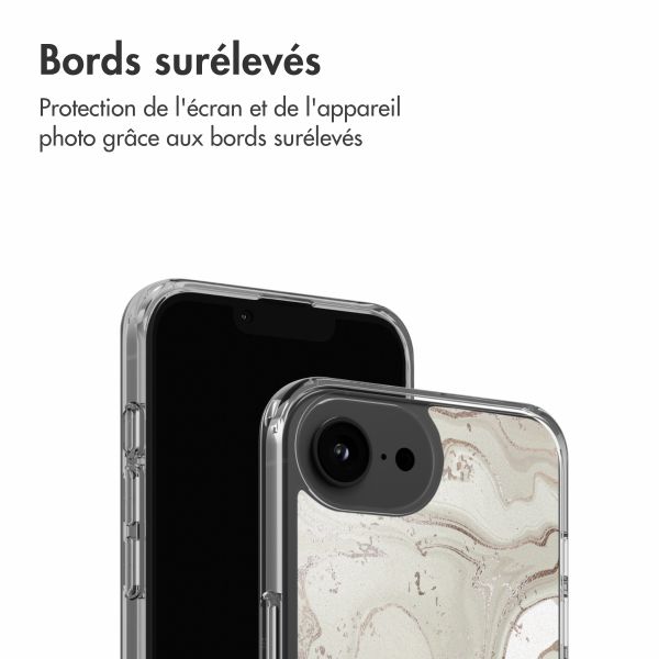 imoshion Coque Design Apple iPhone 16e - Sandy Marble