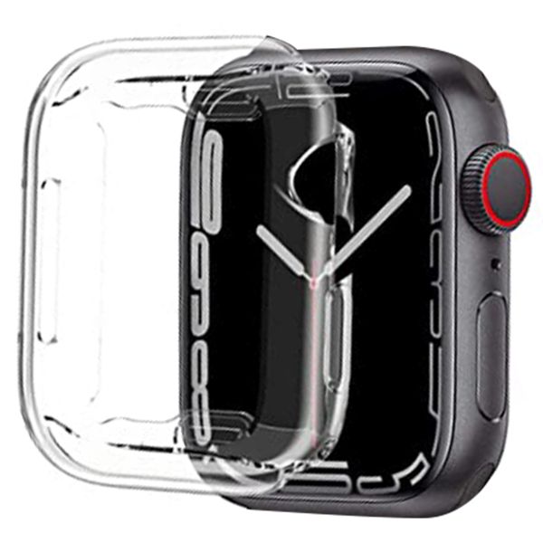 imoshion Coque souple à couverture complète Apple Watch Series 7 / 8 / 9 - 45 mm - Transparent