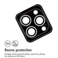 imoshion Lot de 2 protections d'objectif de caméra Apple iPhone 15 Pro / 15 Pro Max - White Titanium
