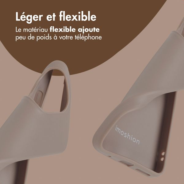 imoshion Coque Couleur Motorola Moto G15 / G15 Power - Marron