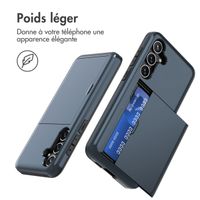 imoshion Coque arrière avec porte-cartes Samsung Galaxy A55 - Bleu foncé