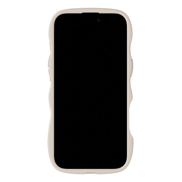 Holdit Coque Wavy Apple iPhone Air - Transparent / Light Beige