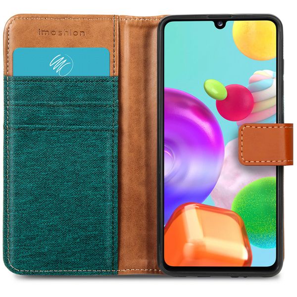 imoshion Étui de téléphone portefeuille Canvas Luxe Galaxy A41