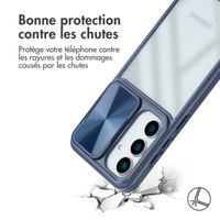 imoshion Coque arrière Camslider Samsung Galaxy S25 - Bleu foncé