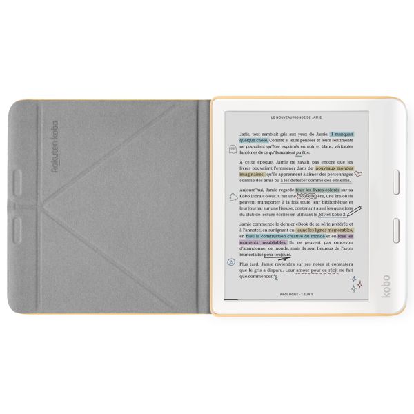 Kobo SleepCover Kobo Libra Colour - Butter Yellow