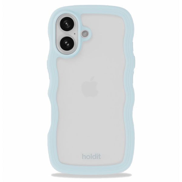 Holdit Coque Wavy iPhone 16 - Mineral Blue