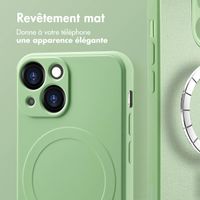 imoshion Coque Couleur avec MagSafe iPhone 13 Mini - Vert