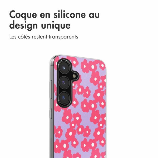 imoshion Coque Design Samsung Galaxy S24 FE - Dusty Rose Blossoms