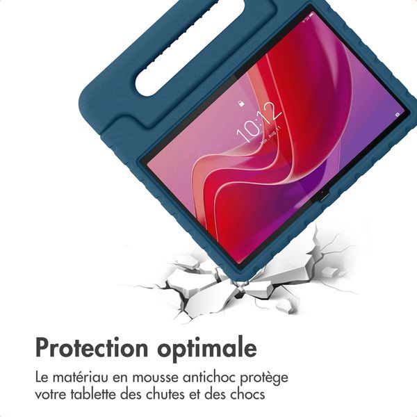 imoshion Coque kidsproof avec poignée Lenovo Tab M11 - Bleu foncé