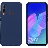 imoshion Coque Couleur Huawei P40 Lite E - Bleu foncé