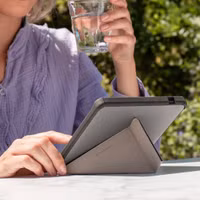 imoshion Étui de liseuse portefeuille Pliable Kobo Libra H2O - Gris