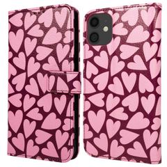 imoshion Étui de télephone portefeuille Design Apple iPhone 12 (Pro) - Hearty Blush