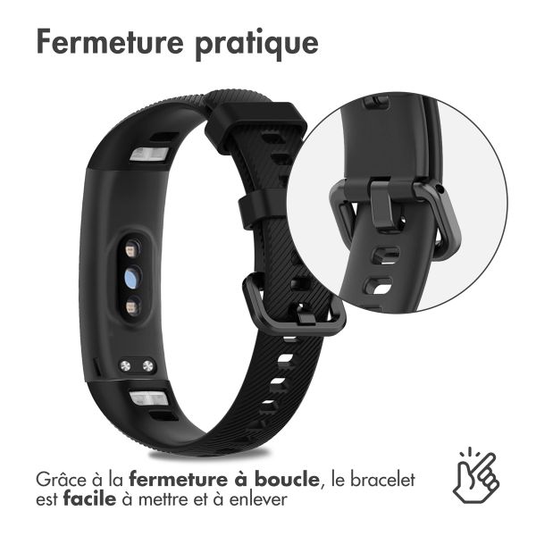 imoshion Bracelet en silicone Honor Band 4 - Noir