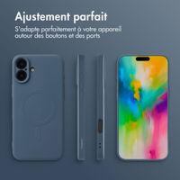 imoshion Coque Couleur avec MagSafe Apple iPhone 16 - Bleu foncé