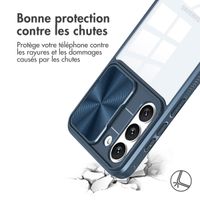 imoshion Coque arrière Camslider Samsung Galaxy S23 - Bleu foncé