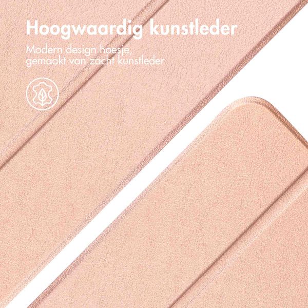 imoshion Coque tablette Trifold Samsung Galaxy Tab S8 / S7 - Rose Doré
