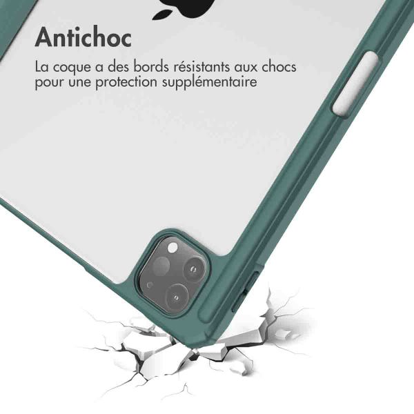 imoshion Coque tablette rigide Trifold Apple iPad Pro 11 (2022 / 2021 / 2020 / 2018) - Vert