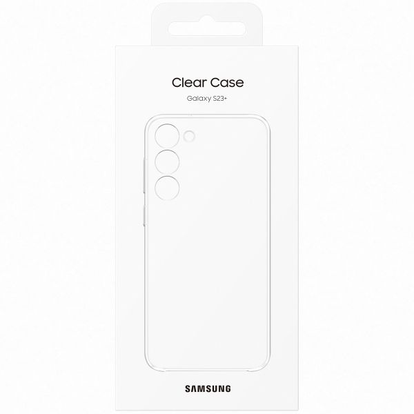 Samsung Original Coque rigide Clear Samsung Galaxy S23 Plus - Transparent