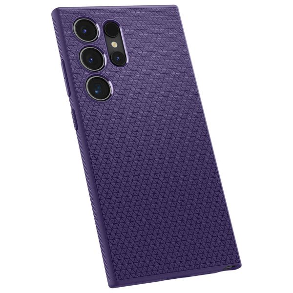 Spigen Coque Liquid Air™ Samsung Galaxy S24 Ultra - Deep Purple