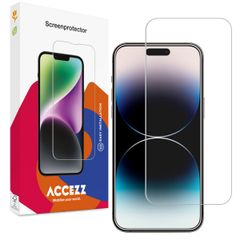 Accezz Protection d'écran en verre trempé Apple iPhone 15 Plus / 15 Pro Max / 16 Plus