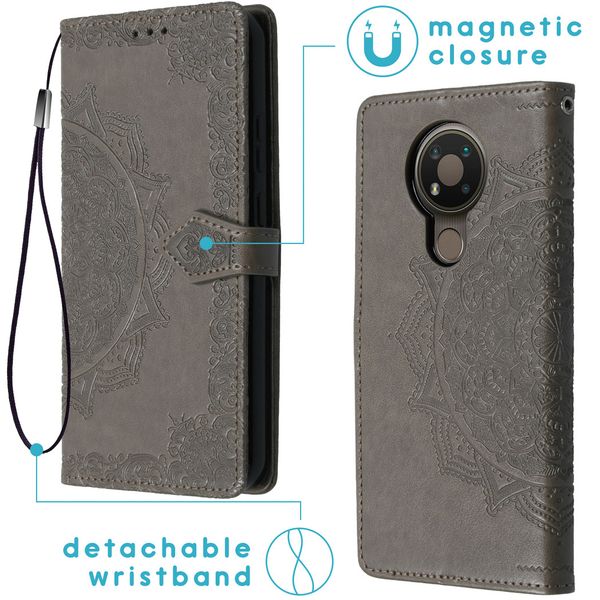 imoshion Etui de téléphone portefeuille Mandala Nokia 3.4