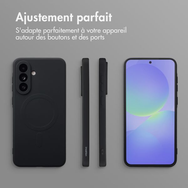 imoshion Coque Couleur avec MagSafe Samsung Galaxy A36 - Noir