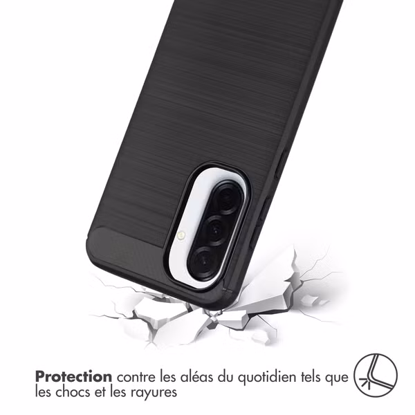 imoshion Coque Brushed Samsung Galaxy A37 (5G) - Noir
