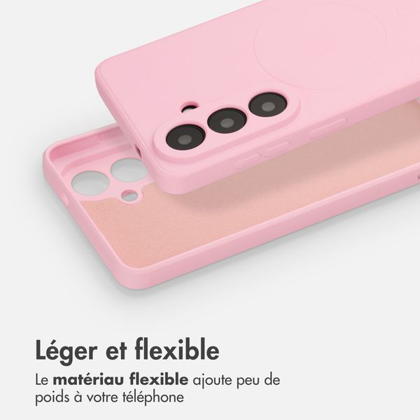 imoshion Coque Couleur avec MagSafe Samsung Galaxy S26 - Candy Pink