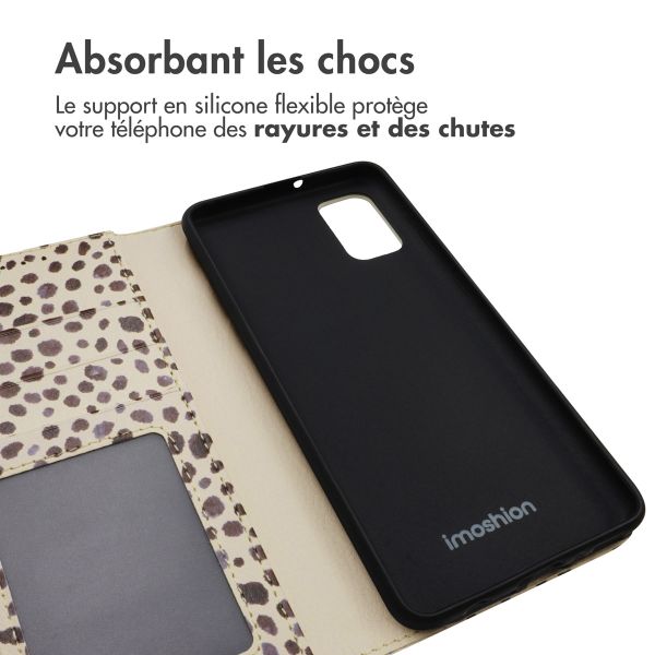 imoshion ﻿Étui de téléphone portefeuille Design Samsung Galaxy A41 - Black And White Dots