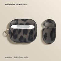 Selencia Coque Sabi Apple AirPods 3 - imprimé léopard - Midnight Black