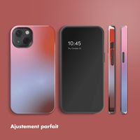 Selencia Coque arrière Vivid avec MagSafe Apple iPhone 13 - Gradient Soft Blush