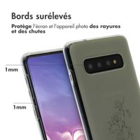 imoshion Coque Design Samsung Galaxy S10 - Floral Green