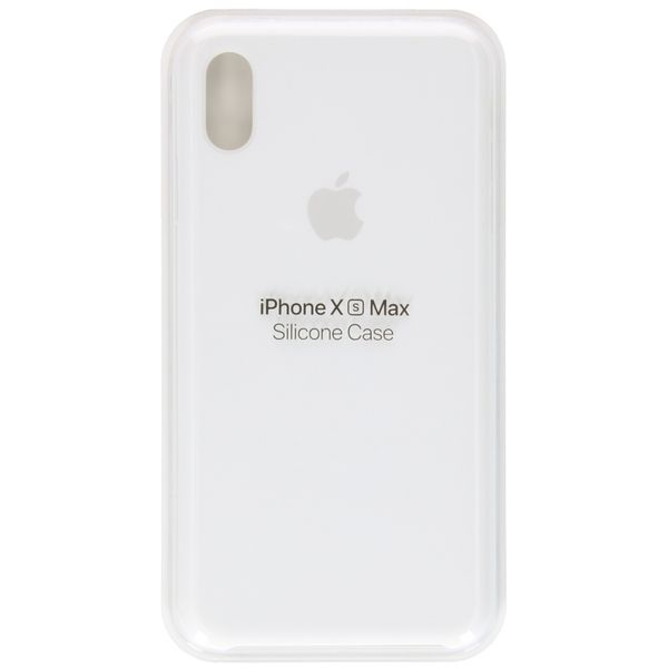 Apple Coque en silicone Apple iPhone Xs Max - White