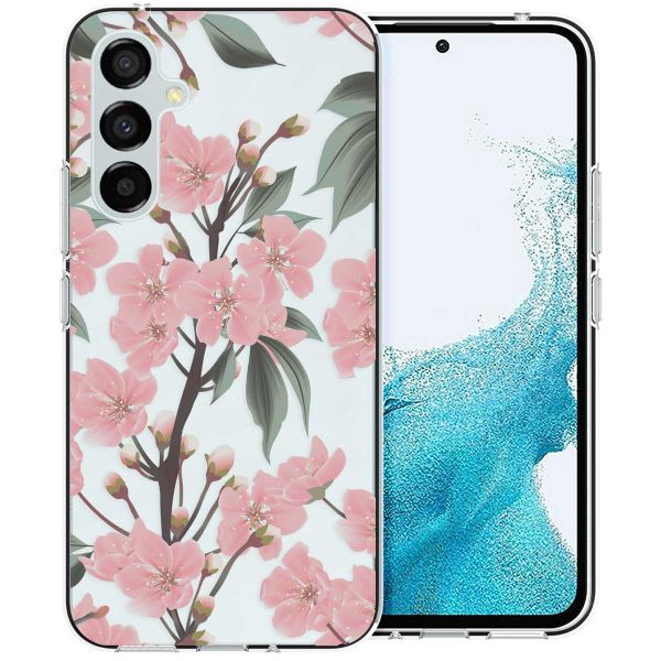 imoshion Coque Design Samsung Galaxy A54 (5G) - Fleur - Rose / Vert