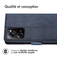 imoshion Étui de télephone portefeuille Xiaomi Poco X5 Pro 5G - Bleu foncé